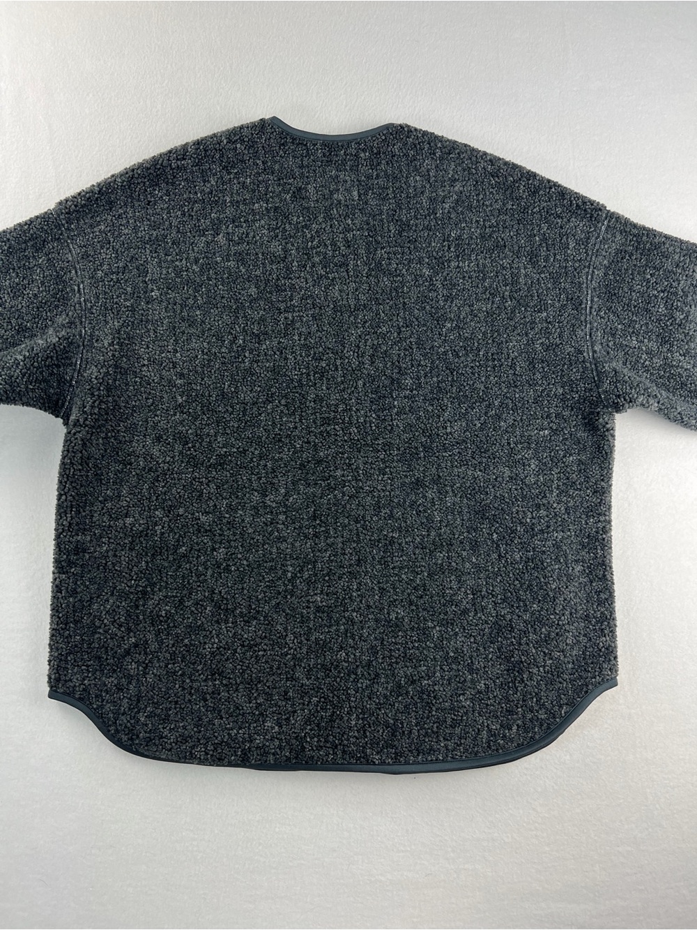 Uniqlo Charcoal Gray Fleece Crew - Picture 9 of 9
